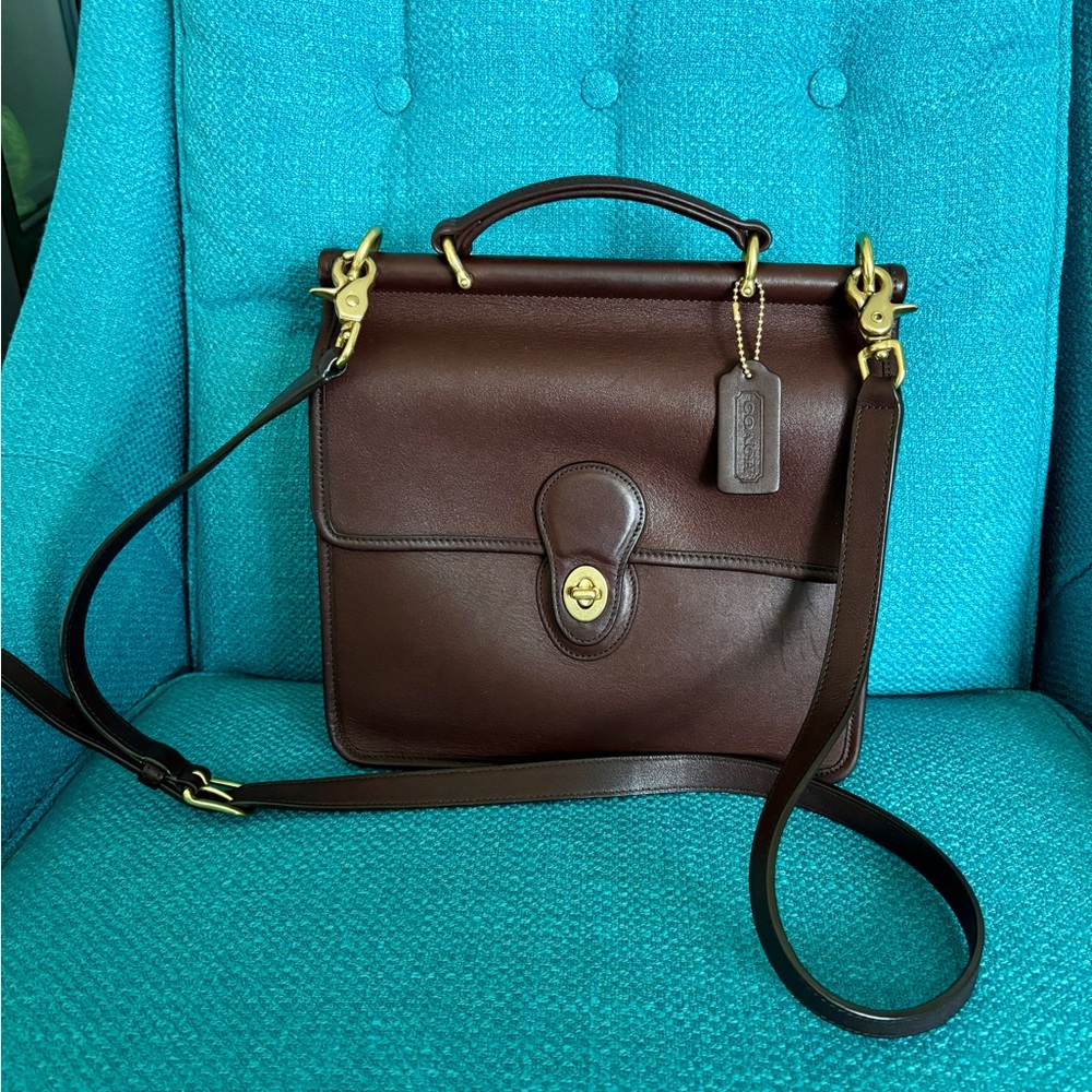 Vintage Coach Willis 9927 Mahogany bag
